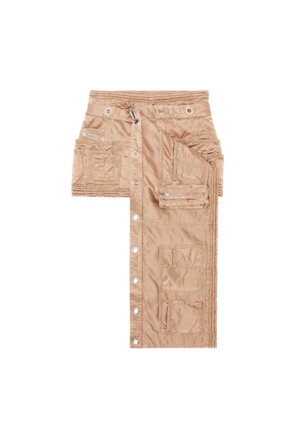 Diesel Owyeth Beige Women Skirts