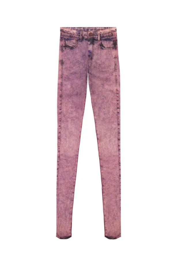 Diesel Pkolld1 Lilac Women Pants and Shorts