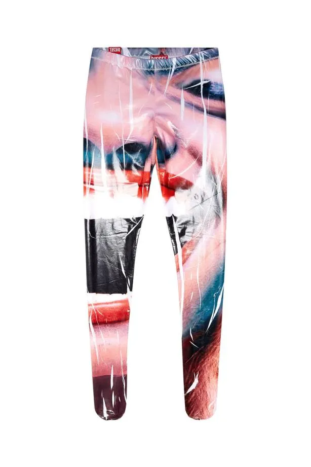 Diesel Pkollm1 Pink Women Pants and Shorts