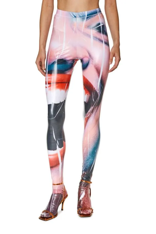 Diesel Pkollm1 Pink Women Pants and Shorts
