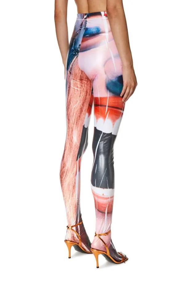 Diesel Pkollm1 Pink Women Pants and Shorts