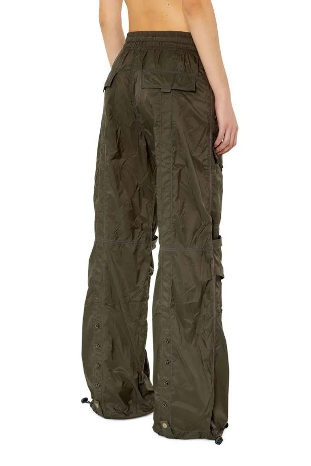 Diesel Plucrezia Military Green Women Pants and Shorts