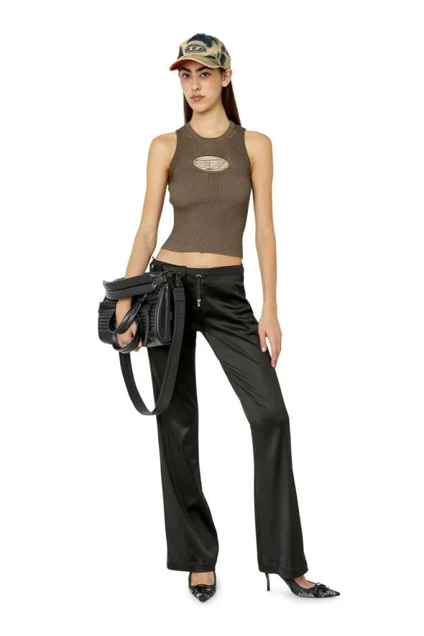 Diesel Pstella Black Women Pants and Shorts