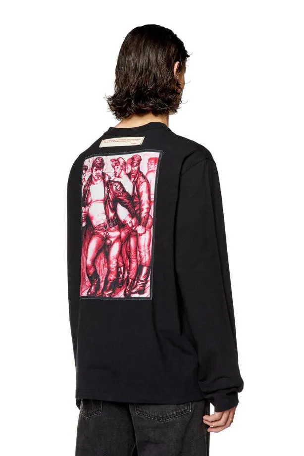 Diesel Prtcranels Black MenWomen TShirts and Polos