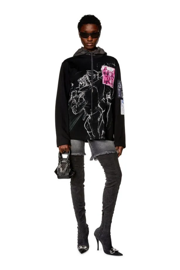 Diesel Prtcranels Black MenWomen TShirts and Polos