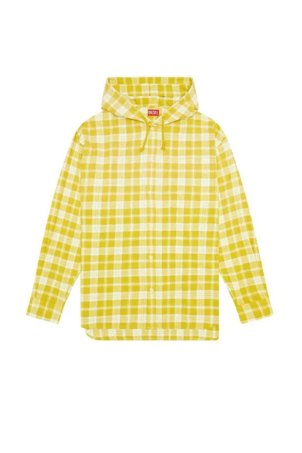 Diesel Sdewnyhood Yellowgreen Men Shirts