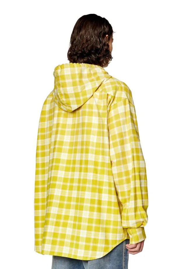 Diesel Sdewnyhood Yellowgreen Men Shirts