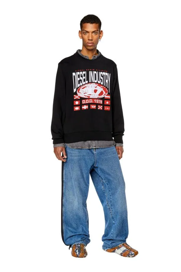 Diesel Sginnl4 900 Men Sweatshirts and Hoodies