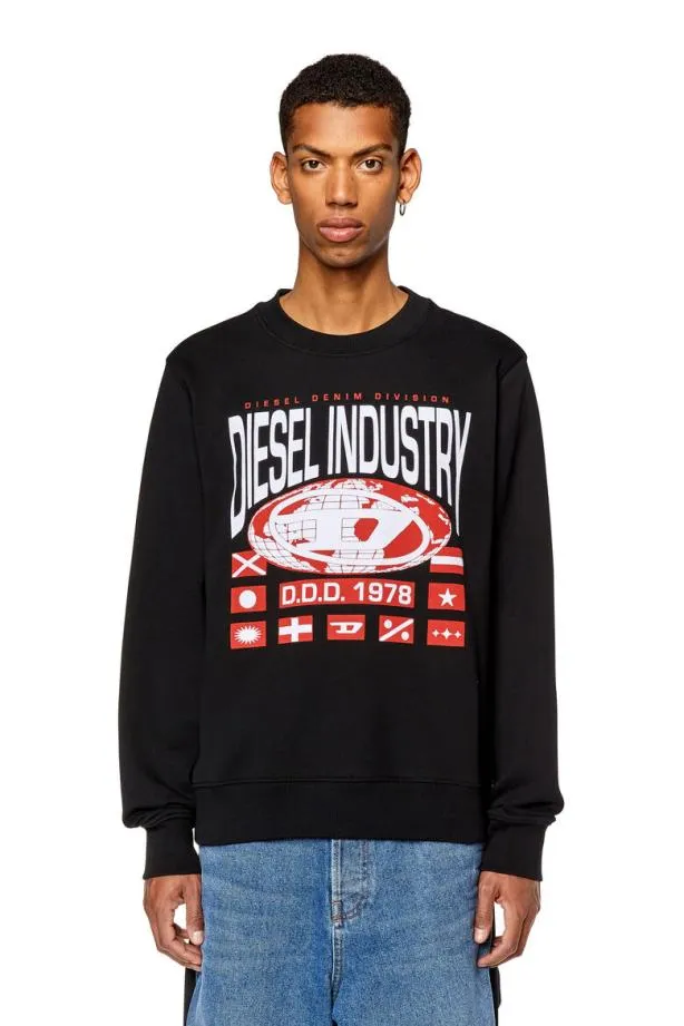 Diesel Sginnl4 900 Men Sweatshirts and Hoodies