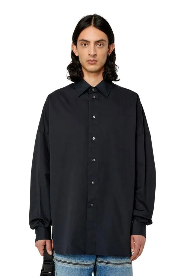Diesel Slimologo Black Men Shirts
