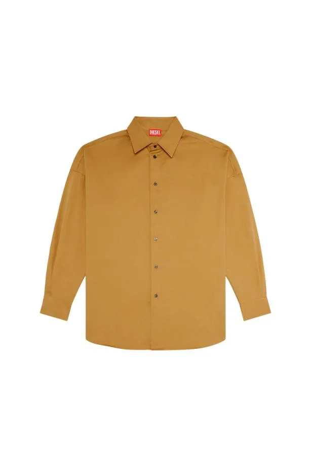 Diesel Slimologo Light Brown Men Shirts