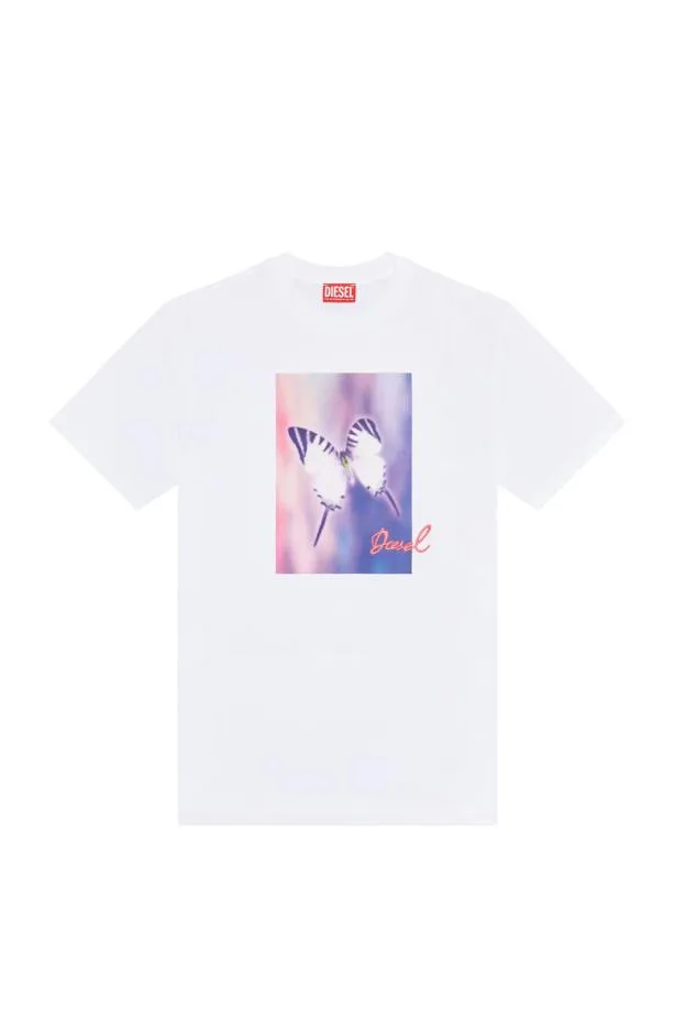 Diesel Tdannyl1 White Women TShirts and Tops