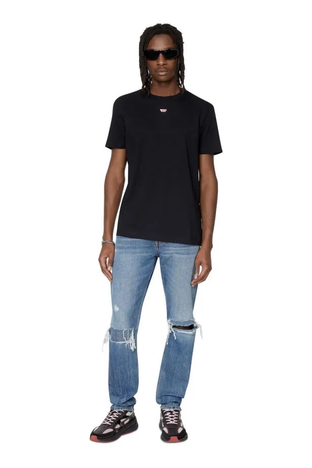 Diesel Tdiegord Black Men TShirts and Polos