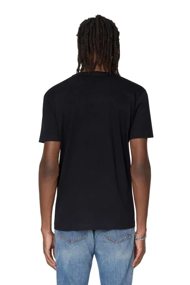 Diesel Tdiegord Black Men TShirts and Polos