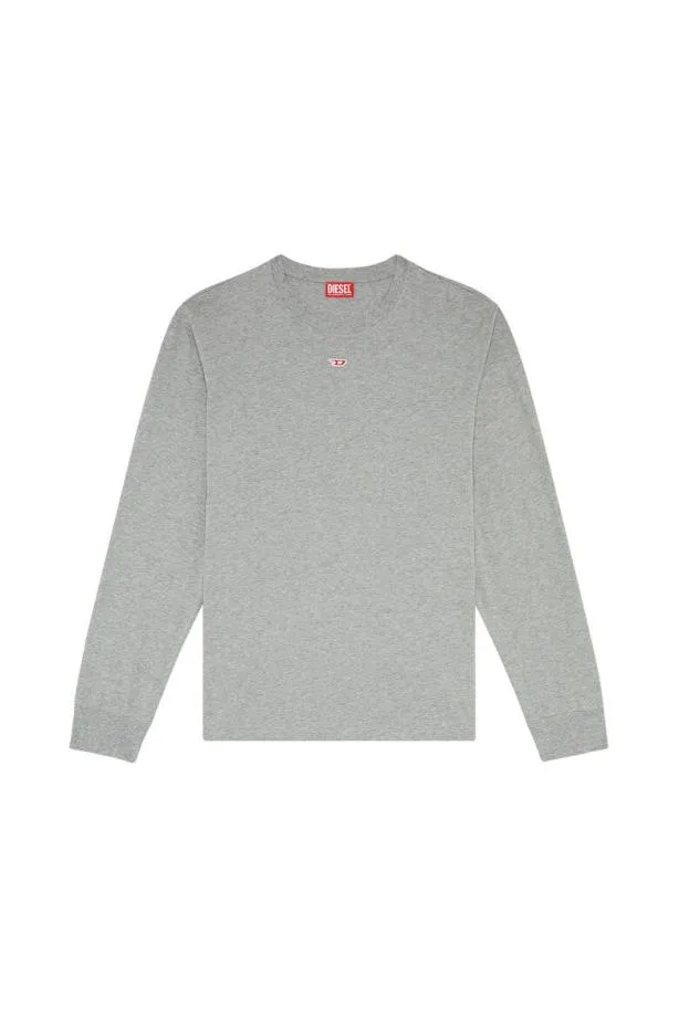 Diesel Tjustlsd Light Grey Men TShirts and Polos