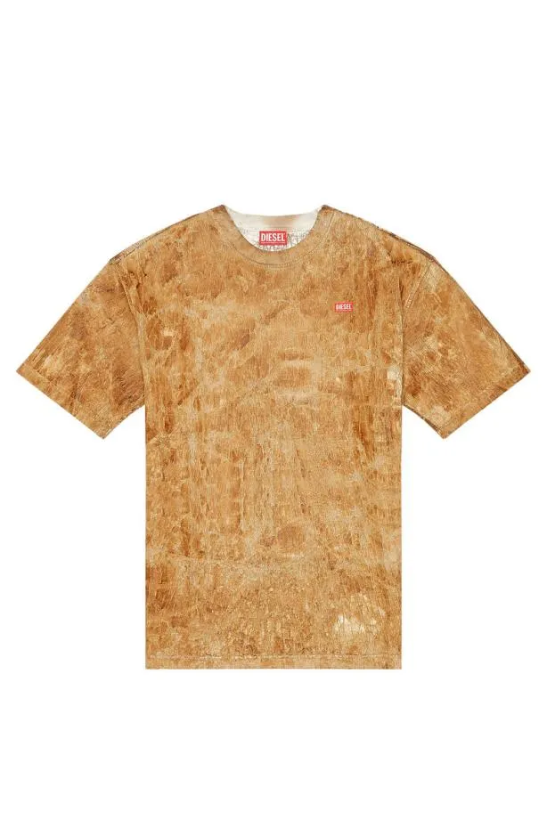 Diesel Tmassi Light Brown Men TShirts and Polos