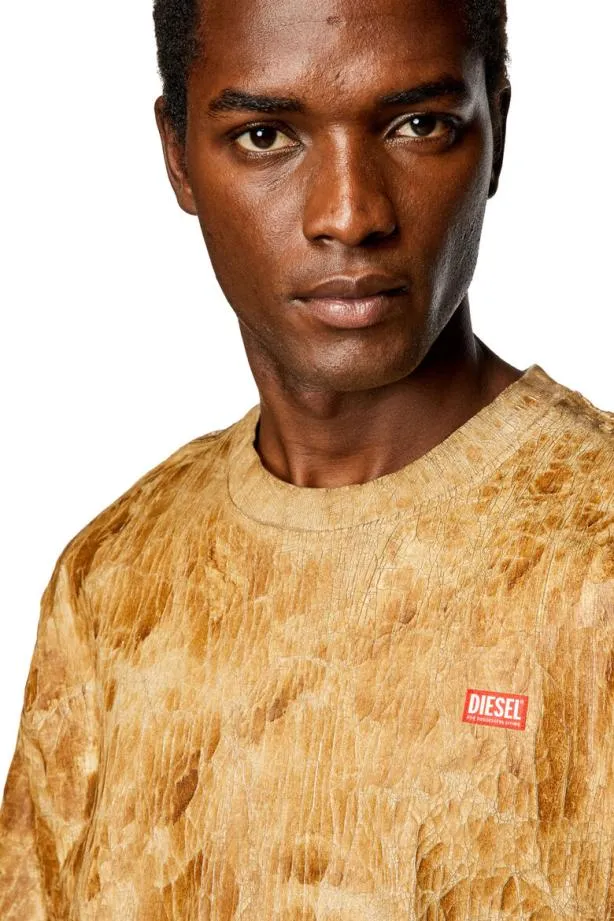 Diesel Tmassi Light Brown Men TShirts and Polos