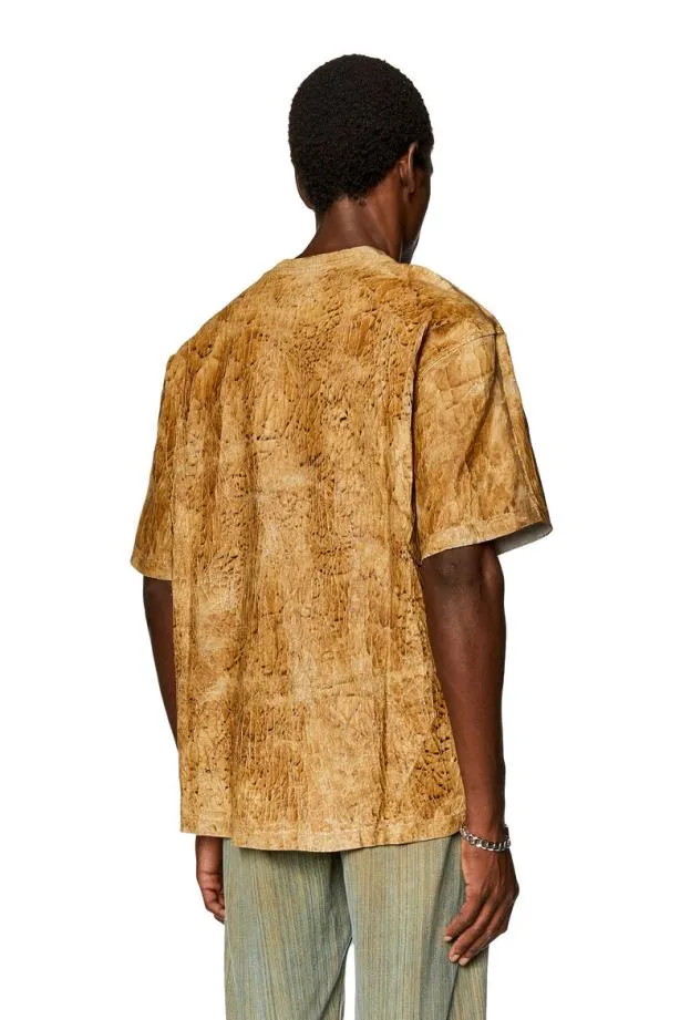 Diesel Tmassi Light Brown Men TShirts and Polos