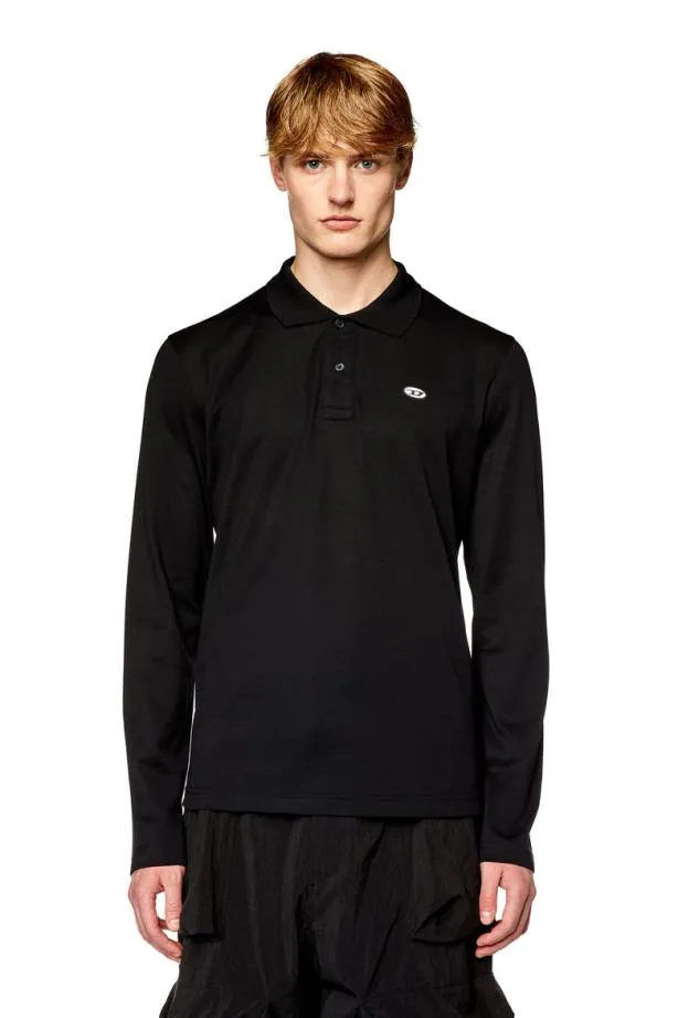 Diesel Tsmithlsdovalpj Black Men TShirts and Polos