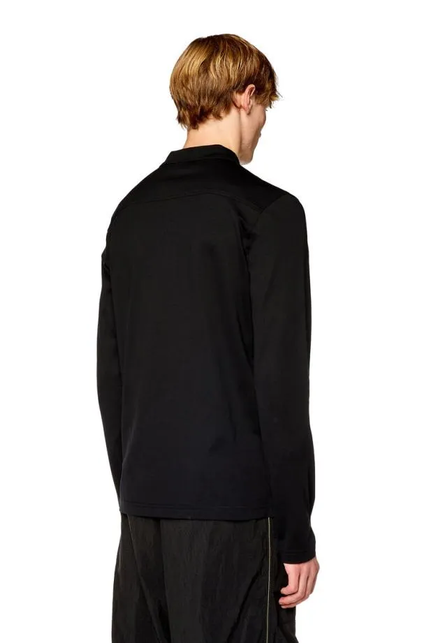 Diesel Tsmithlsdovalpj Black Men TShirts and Polos