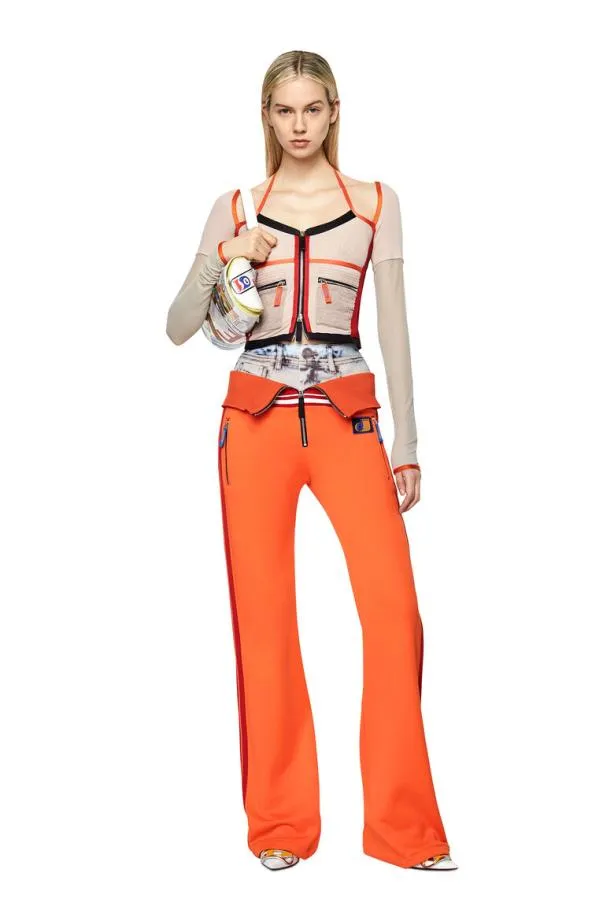 Diesel Ttokat Pinkred Women TShirts and Tops