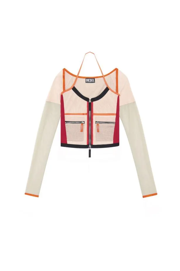 Diesel Ttokat Pinkred Women TShirts and Tops