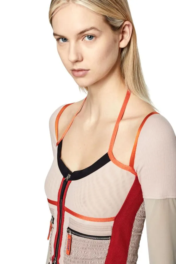 Diesel Ttokat Pinkred Women TShirts and Tops