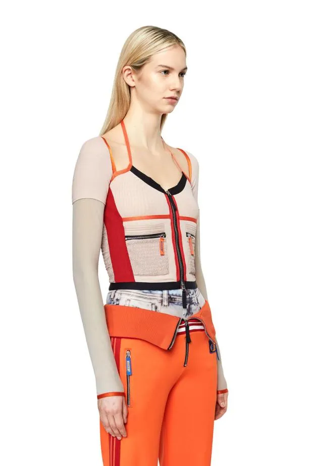 Diesel Ttokat Pinkred Women TShirts and Tops