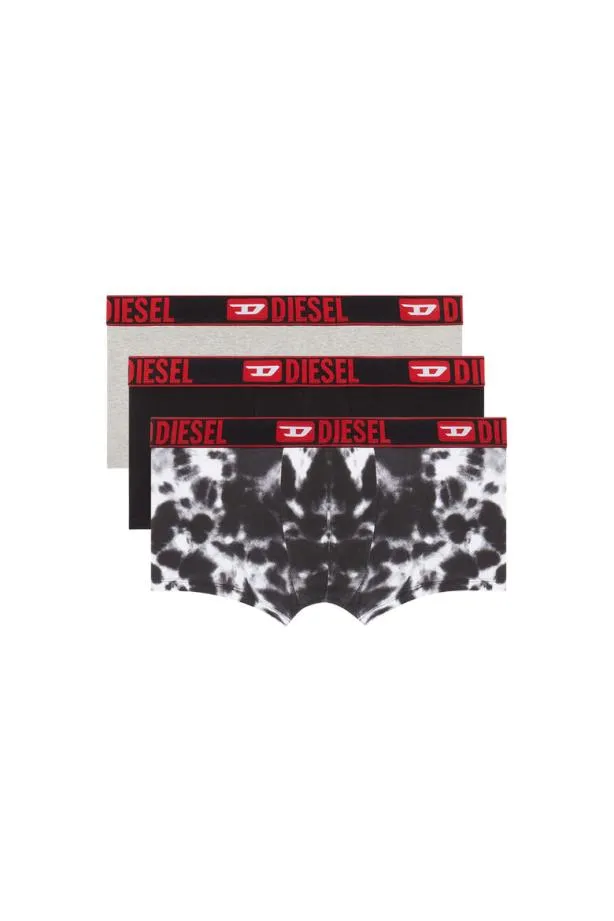 Diesel Umbxdamienthreepack Blackgrey Men Underwear