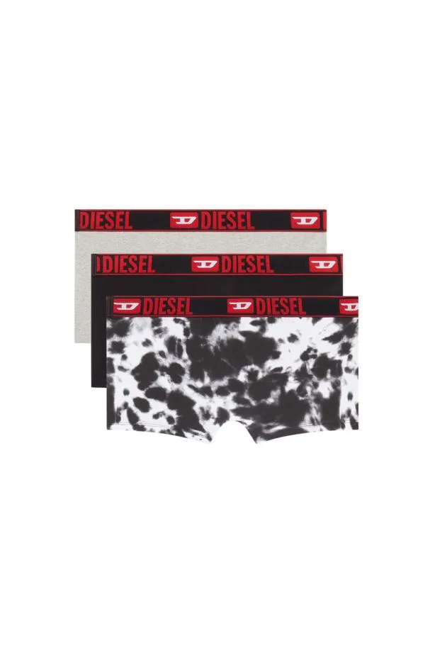 Diesel Umbxdamienthreepack Blackgrey Men Underwear