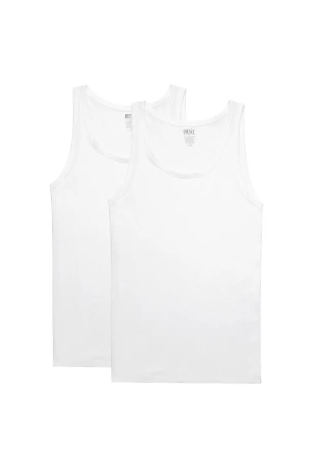 Diesel Umtkjohnnytubetwopack White Men Underwear