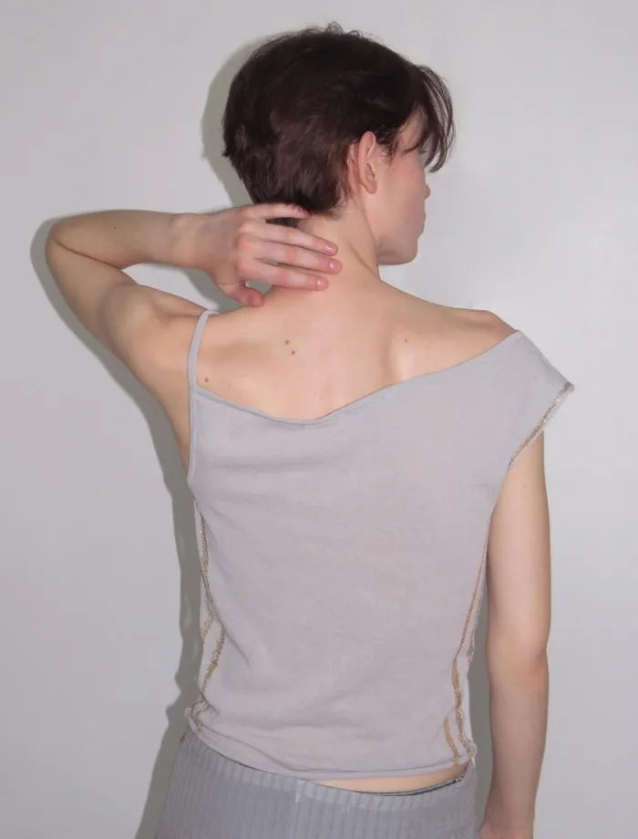 Dijon Greyish Blue Women Paloma Wool Tops