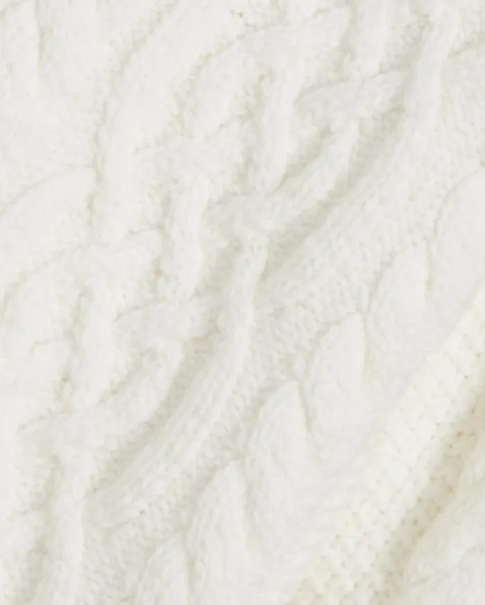 Draper James Cable Knit Cardigan In Cotton Women Sweaters