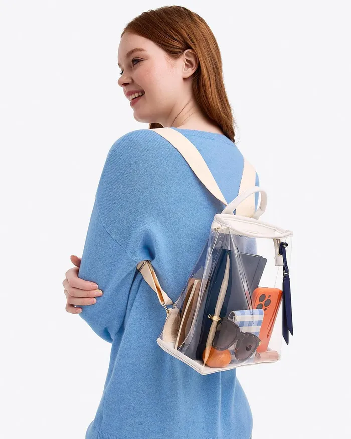 Draper James Clear Backpack Women Handbags