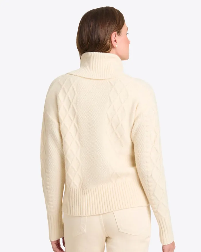 Draper James Cowl Neck Sweater Women Tops
