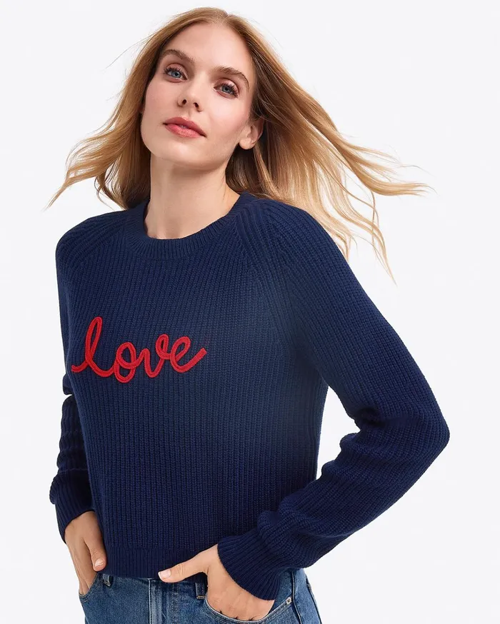 Draper James Crewneck Sweater Women Sweaters