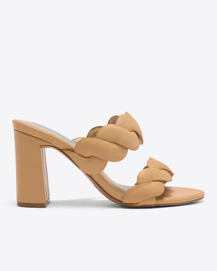 Draper James Dolly Heel Sandal In Natural Women Heels