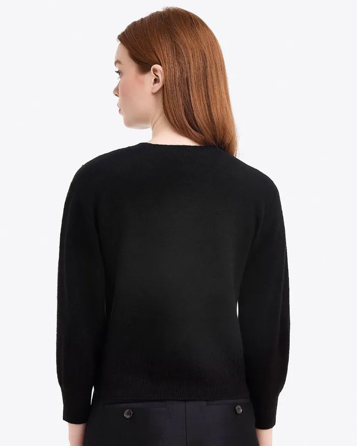 Draper James Embellished Crewneck Sweater Women Sweaters