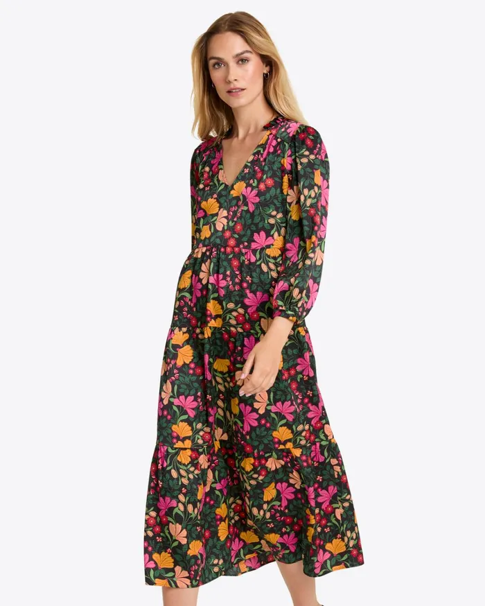Draper James Katie Midi Dress Women Dresses