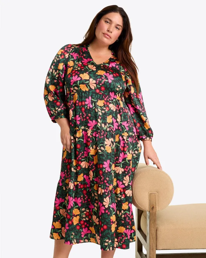 Draper James Katie Midi Dress Women Dresses