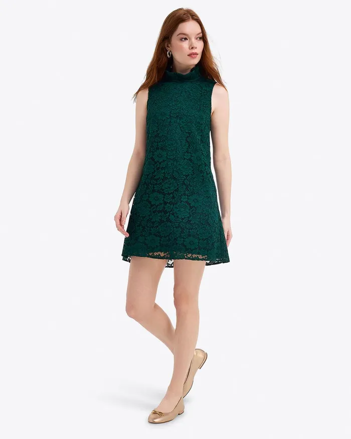 Draper James Lindsay Sleeveless Shift Dress In Lace Women Dresses