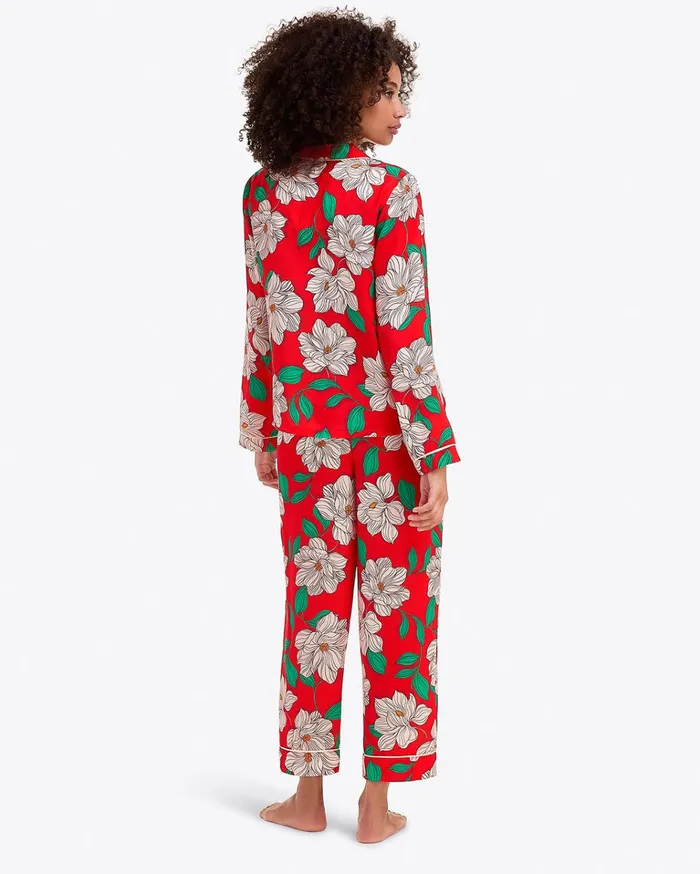 Draper James Long Sleeve Pajama Set Women Lounge and Pajamas