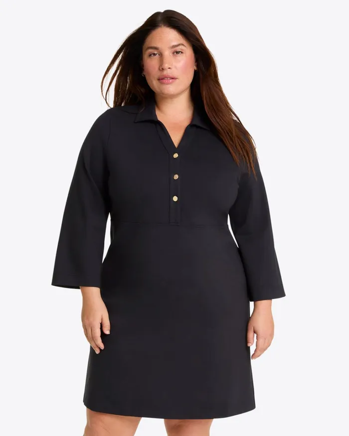 Draper James Lyla Shirtdress In Ponte Women Dresses