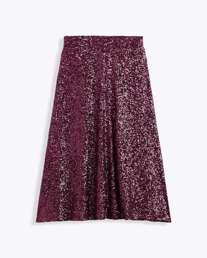 Draper James Midi Skirt In Sequins Women Bottoms and Skirts