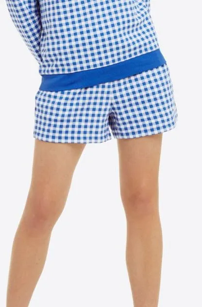 Draper James Natalie Sweat Shorts In Gingham Women Lounge and Pajamas