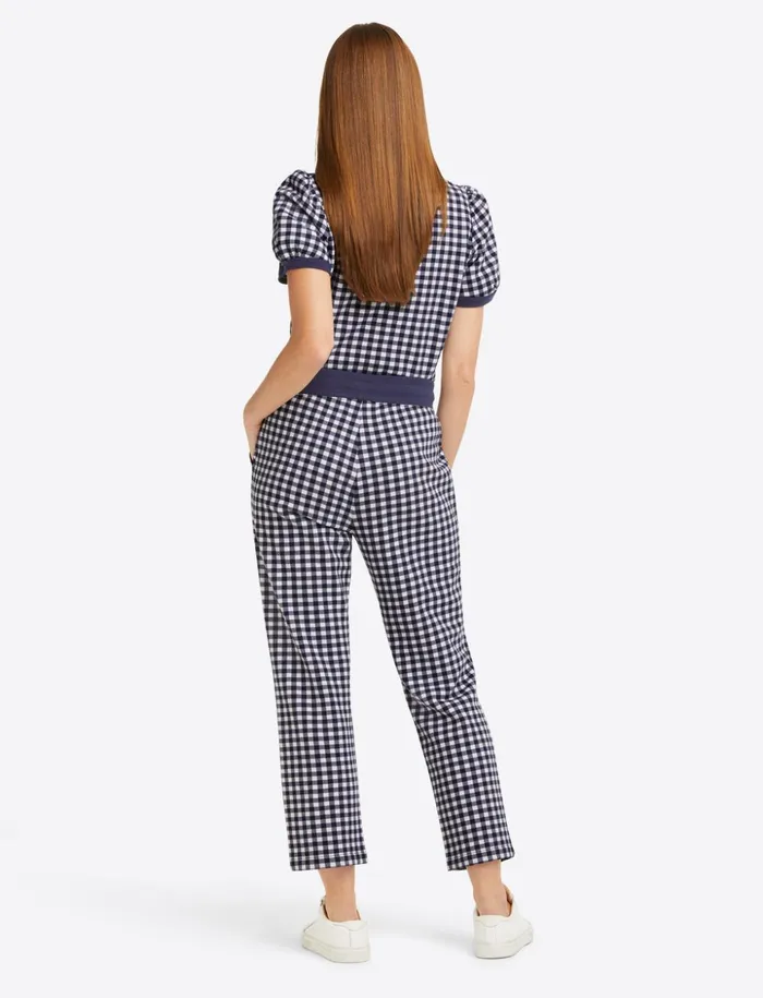 Draper James Natalie Sweatpants In Gingham Women Lounge and Pajamas