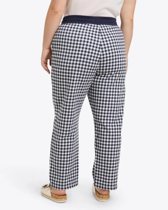 Draper James Natalie Sweatpants In Gingham Women Lounge and Pajamas