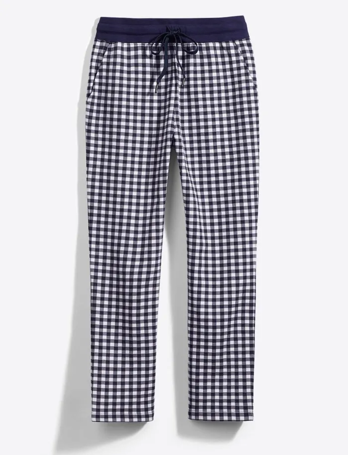 Draper James Natalie Sweatpants In Gingham Women Lounge and Pajamas