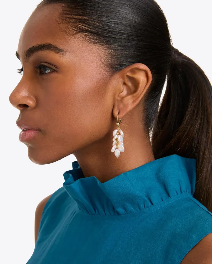 Draper James Petal Pearl Drops Women Jewelry