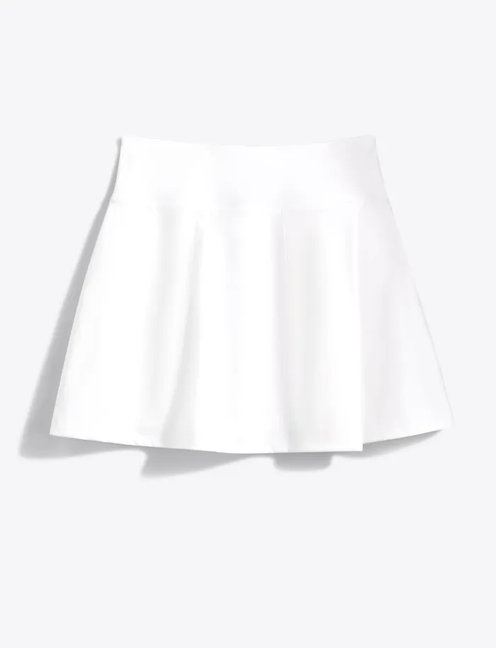 Draper James Side Slit Skort In White Women DJ X Tretorn